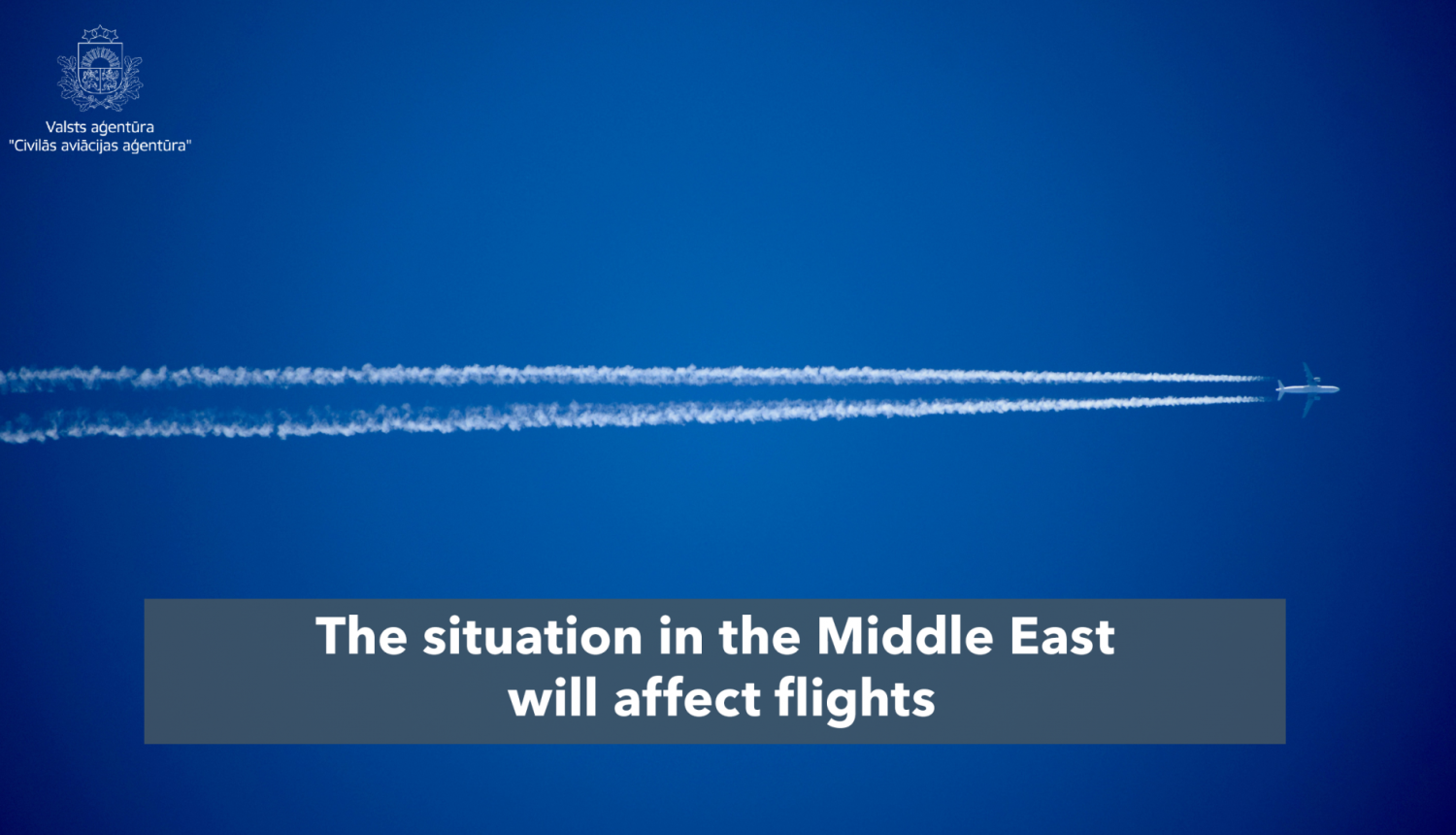 The situation in the Middle East will affect flights