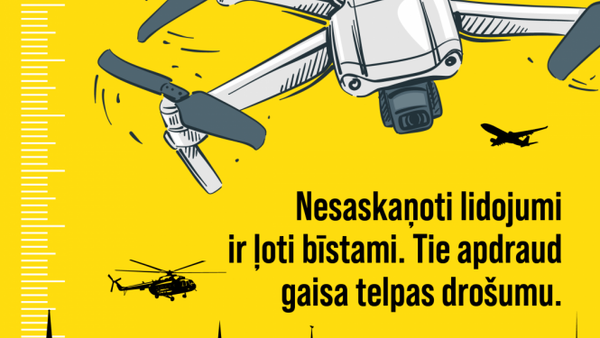 Nesaskaņoti lidojumi ir ļoti bīstami