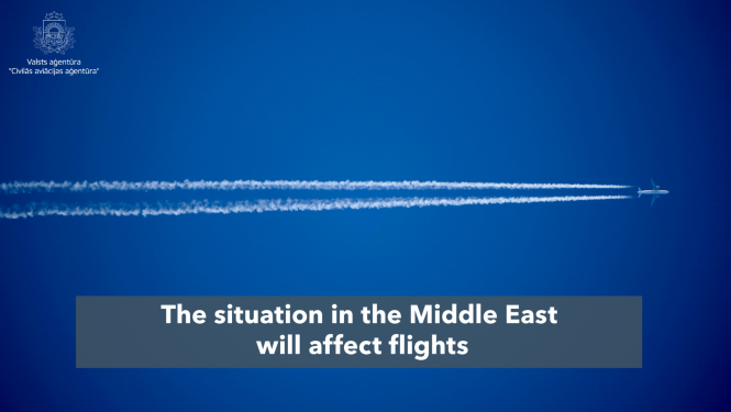 The situation in the Middle East will affect flights